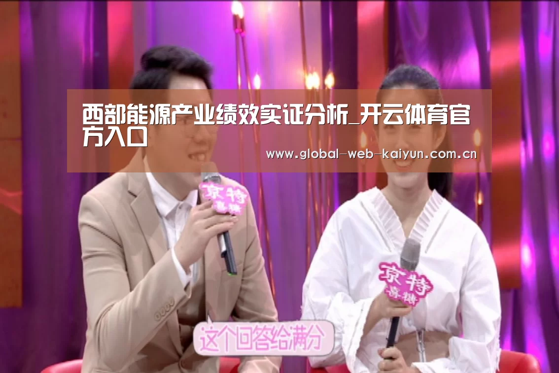 西部能源产业绩效实证分析_开云体育官方入口(图2) 开云体育